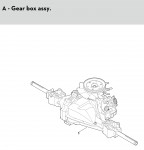 Stihl T2-BDBF-2X3C-1NX1 Gear Box Hydro-Gear T2 Spare Parts